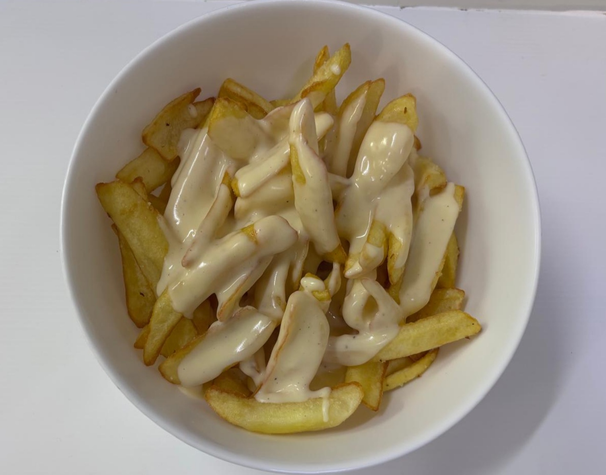 Patate Scavate con fonduta di formaggio